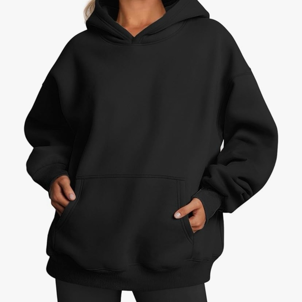 Women's Black Hoodie Oversized New with tags